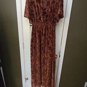 Baltic Born Brown Orange Maxi Sundress